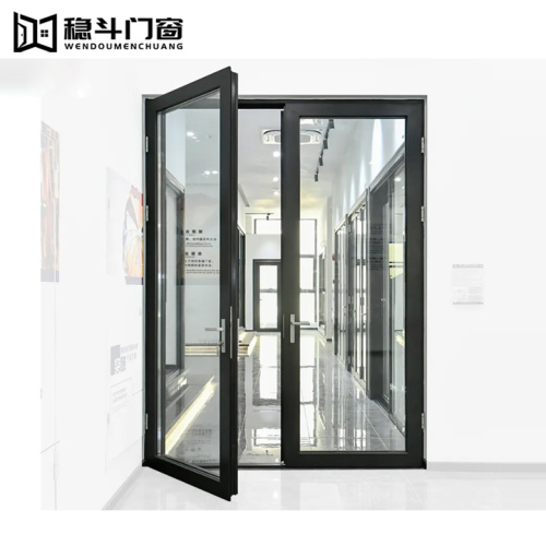 Aluminum Double Swing Commercial Entrance Doors