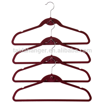 Non-Slip Velvet Hangers with Notches Sunbeam