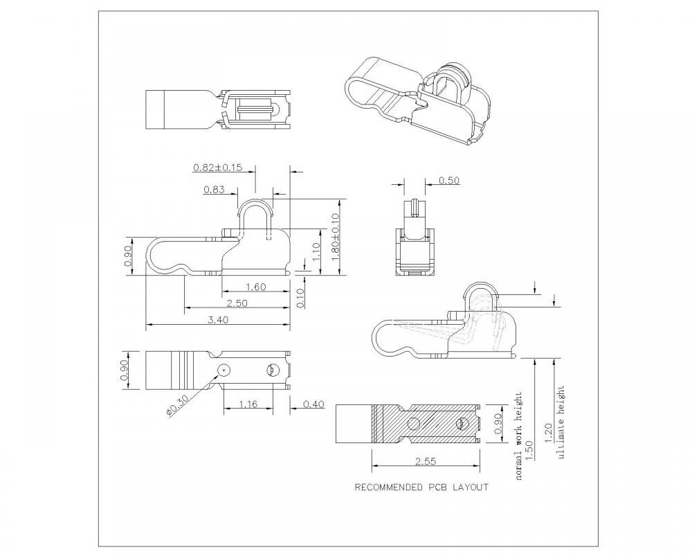 SF-034-XX-05 Spring Finger L 3.4mm