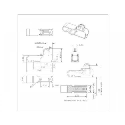 SF-034-XX-05 스프링 손가락 L 3.4mm