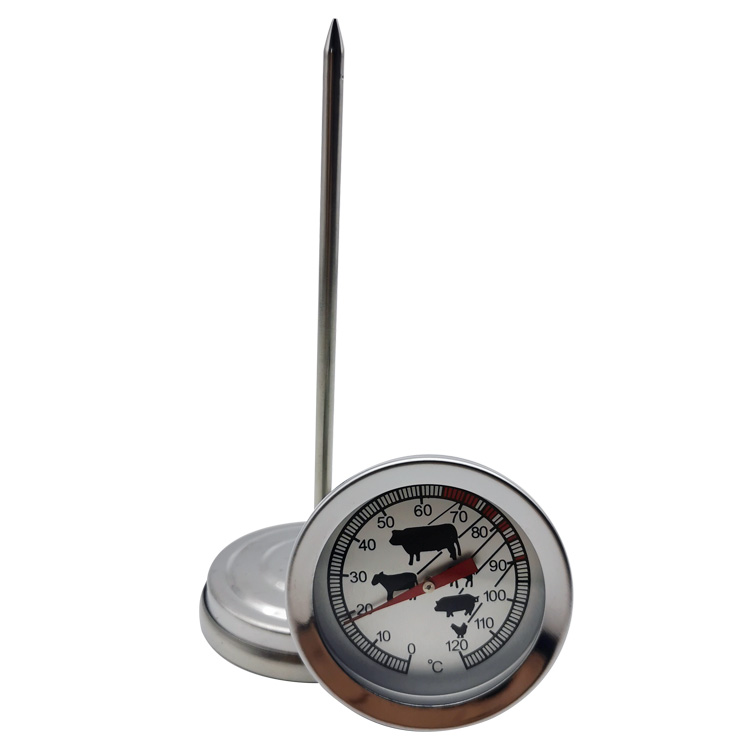 Stainless Steel Oven Safe Meat Thermometer With Animals Printing 4 Jpg