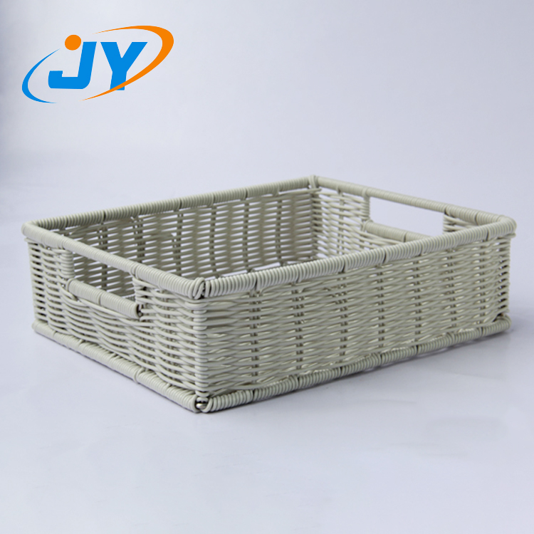 Hand woven PP rattan fruit basket