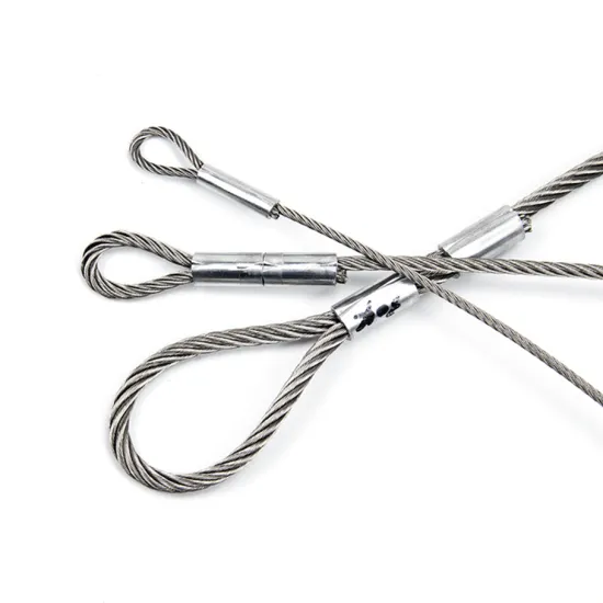 Wire rope cable sling for lifting