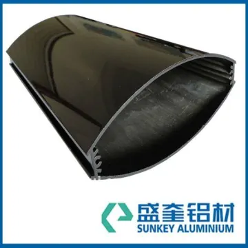 Electrophoresis aluminium profile for lights