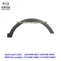 קשת גלגל קדמית לקצץ ל- Changan CS55 CS55PLUS