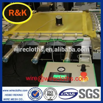 screen printing frames with mesh (stainless steel, polyester, nylon)