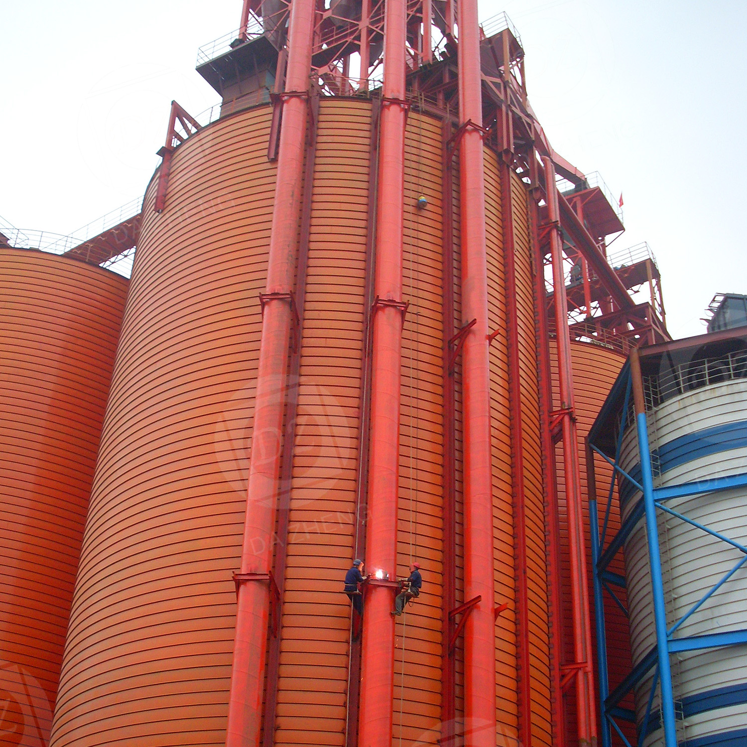 Steel slag processing line slag powder silo