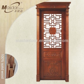Simple solid wood single main door designs