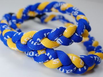 Colorful Titanium Braided Necklace Can Removing Toxins And Other Wastes In Body