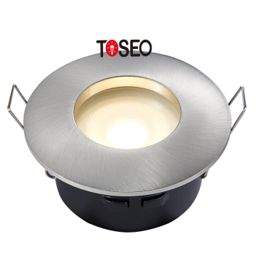 TOSEO GU10 LED Downlights: Waterproof & Reversible for Bathroom, IP65 Certified with Customizable Luminosity (3W-7W)