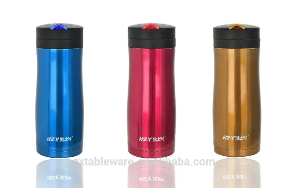 Stainless steel vacuum flask 450ml travel mug