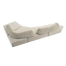 Sofa d&#39;ours à poteaux gris créatif