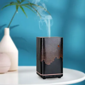 New Business Aroma Diffuser Essential Oil Humidifier Metal