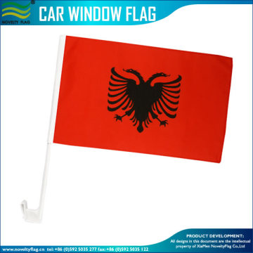 12x18inches polyester Albanian car window flag