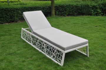 Flowder weaving garden aluminum sun lounger