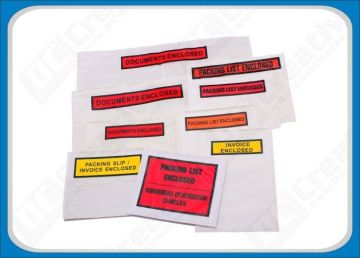 Self-adhesive Clear Waterproof Document Enclosed Envelope Packing Slip Envelope Bags
