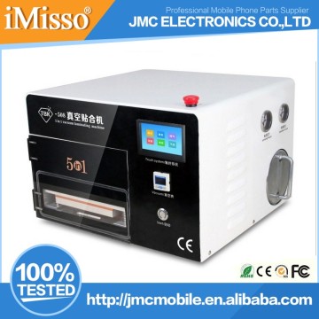Hot sell TBK 5 in 1 vacuum laminating machine for lcd pressure screen machine built-in air pump vacuum oca lamination machine
