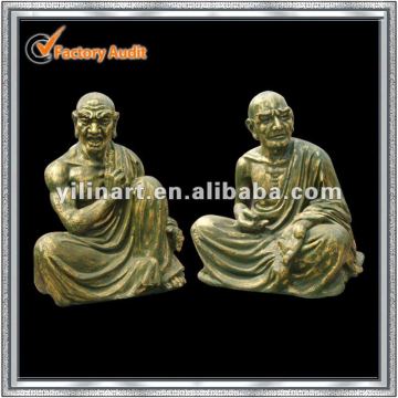 Laughing Bronze Buddha Statues (YL-K078),perfect work