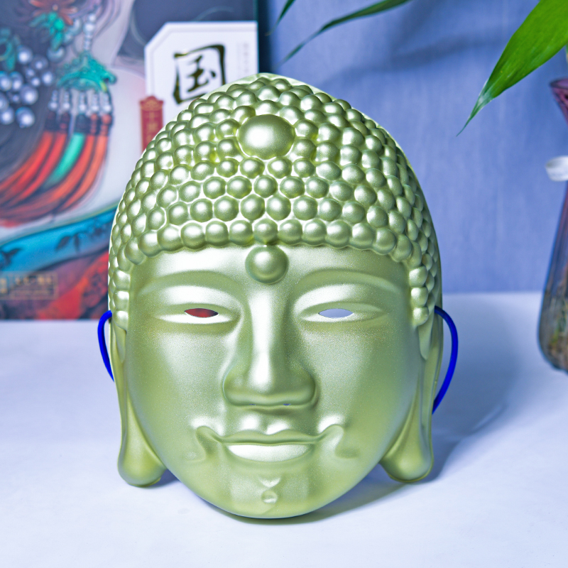 Chinese Buddha Traditional Cosplay PVC Mask