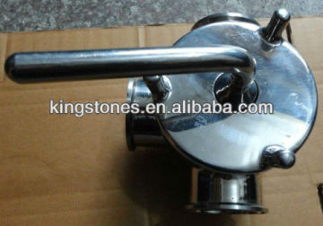 sanitary plug valve ss304