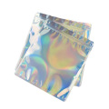 رقائق الألومنيوم zip lock bag mylar holographic bag