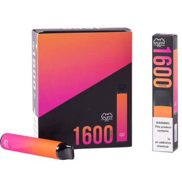 풍미 퍼프 XXL 1600 퍼프 일회용 vape 펜