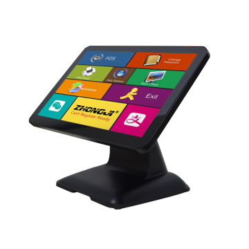 Kosteneffektives Windows 10 POS-System mit 15,6-Zoll-Touchscreen für Einzelhandel und Restaurants