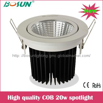 china 20w high quality indoor cob led spotlight