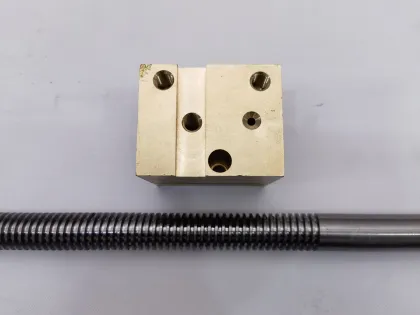 DMTG Dalian Machine CW6180E Manual Lathe Machine Lead Screw 1112mm Nut