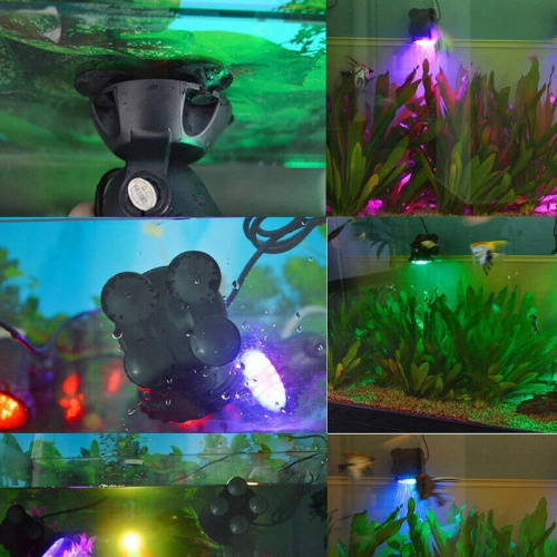 RGB LED Spotlight Landscape Lawn Lamp για ενυδρείο
