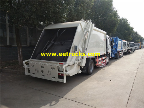 6cbm 6ton المطحنة النفايات الشاحنات