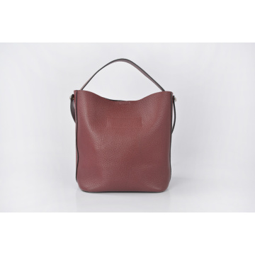 Bolso de lazo minimalista color puro moda femenina cubo