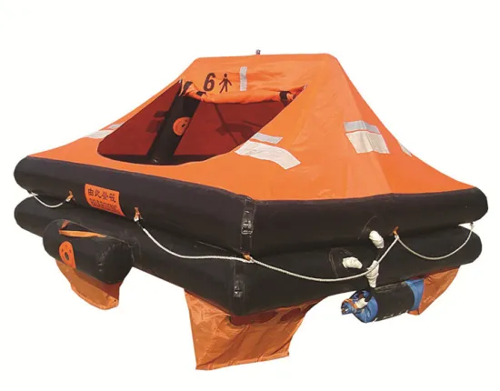 6-Man Inflatable Yacht Life Raft ISO9650 Compliant