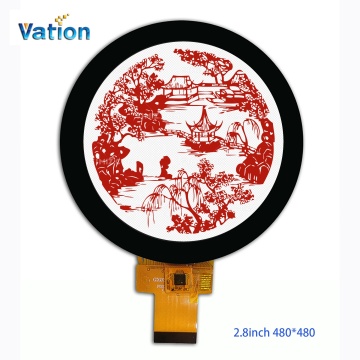 2.8 Inch 480x480 Circular MIPI Touch Display with Controller Board