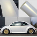 Pearl White Matte Gold Car Wrap Vinyl