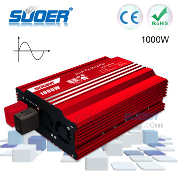 Suoer New Design 1000W MPPT Solarenergie Wechselrichter 24 V 230 V Gitterkrawatte Photovoltaik Wechselrichter