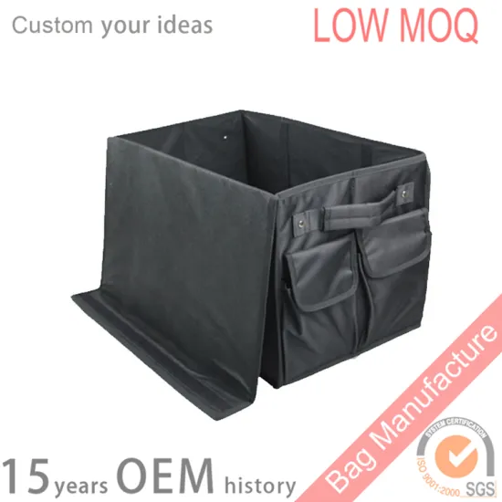 Waterproof oxford car trunk organizer box with High bearing strength