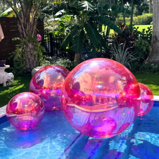 Inflatable Disco Mirror Ball: Large Bright Giant Metallic Sphere for Event Decoration