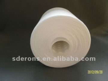high quality no knots 100% polyester ring twist thread