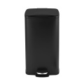 Black Large Rectangle Stainless Steel Trash Can