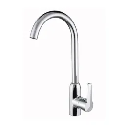 Chrome Long Neck SS body Kitchen Tap Faucets