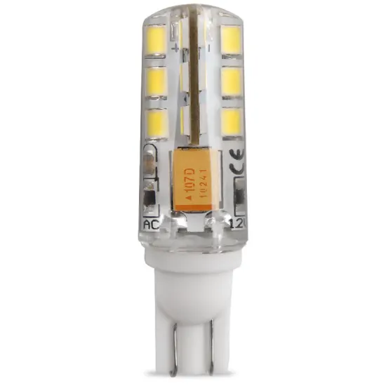 SHENPU 2W Auto Lamp AC DC12V LED T10 Bulb with 3 Years Warranty