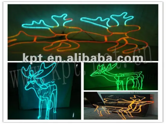 neon lighting el wire for making christmas toys