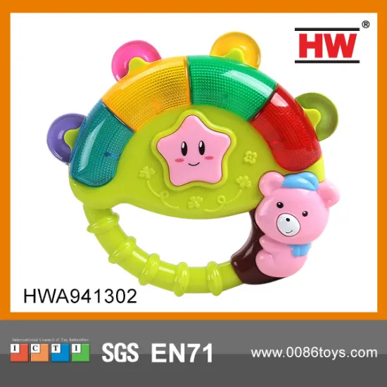 Tambourine Cartoon Rock Bell With Light