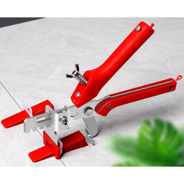 Tile seam leaving tool and leveler