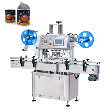 Automatic Dual Head Jar Top Sealing Machine for Aluminium Foil Containers