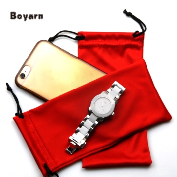 Boyarn Jewelry Wholesale Custom Microfiber Pouches for Eyeglasses