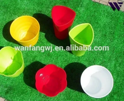 economic plastic flower plant pot