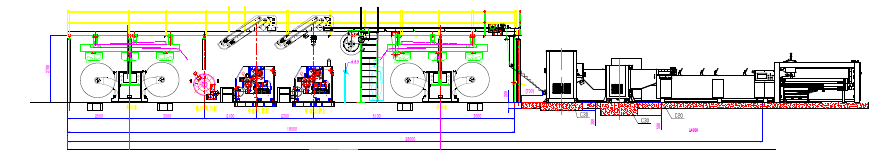 2ply Corrugator Layout
