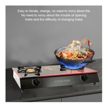Kitchen Equipment Tempered Glass Gas Cooker for Kitchen Appliances